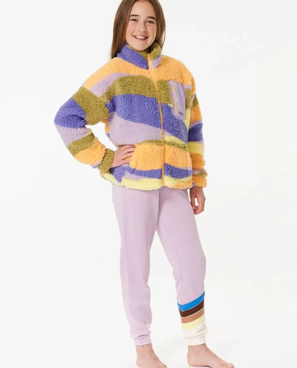 Camisola Em Velo Polar Sunrise Wavy Para Rapariga