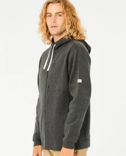 Camisola Vaporcool Com Fecho E Capuz Em Velo
