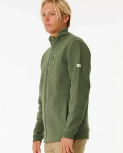 Camisola Vaporcool Crew Com Fecho Em Velo