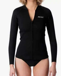 Casaco Peak Energy Mulher Com Manga Comprida E Fecho à Frente