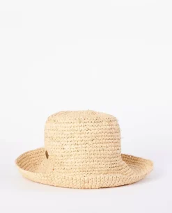 Chapéu Balde Crochet Em Palha