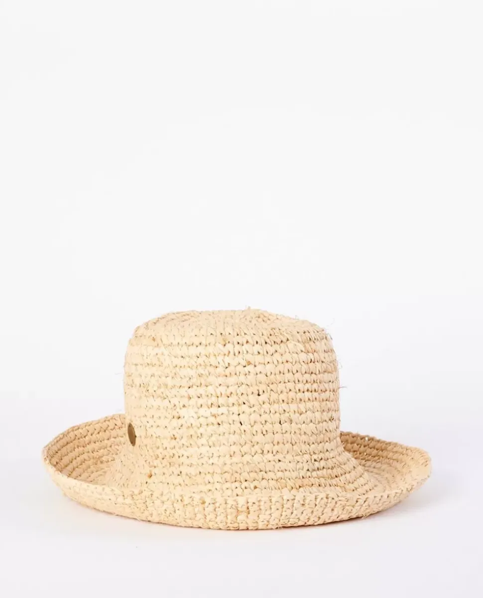 Chapéu Balde Crochet Em Palha