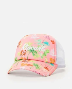Chapéu Vacation Club Trucker Para Rapariga