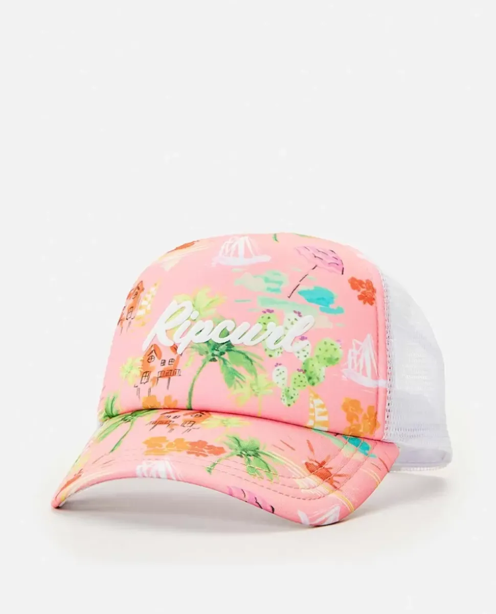 Chapéu Vacation Club Trucker Para Rapariga
