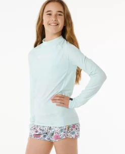 Colete De Manga Comprida Classic Surf Rash Vest Menina