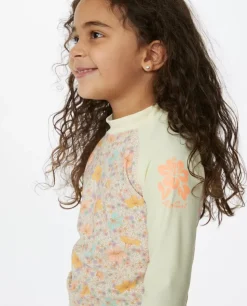 Colete De Manga Comprida Crystal Rash Vest Menina