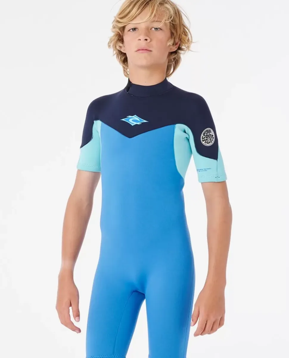 Fato De Mergulho Com Fecho De Correr Atrás E Manga Curta 2/2 Para Rapaz Dawn Patrol