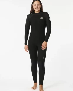 Fato De Mergulho Dawn Patrol 4/3 Com Fecho De Correr Atrás Para Mulher