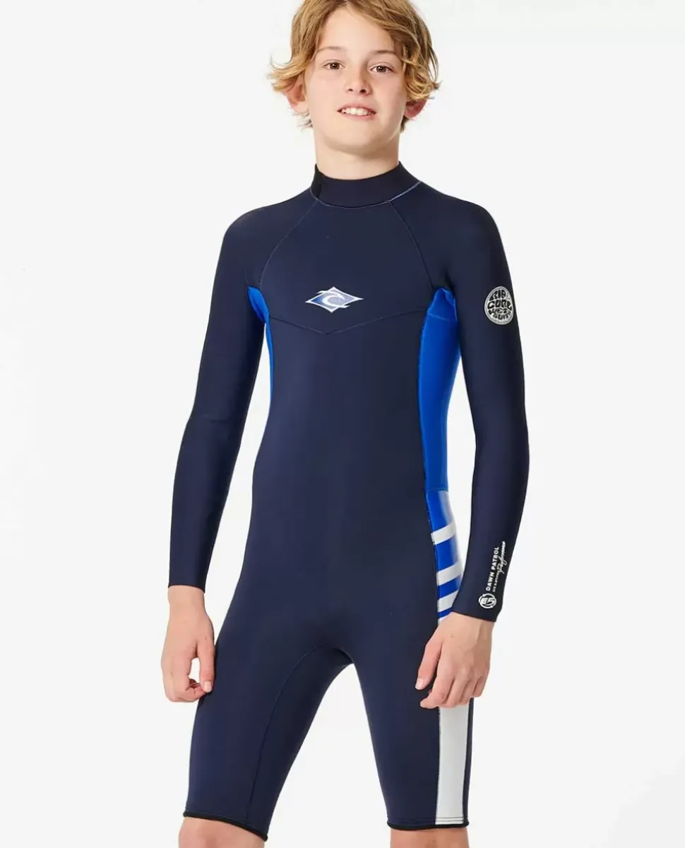 Fato De Mergulho De Manga Comprida Com Fecho De Correr Nas Costas 2/2 Junior Dawn Patrol