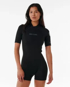Fato De Mergulho Ecológico De Manga Curta Dawn Patrol 2/2 Para Mulher