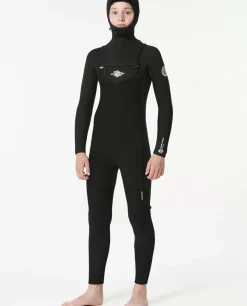 Fato De Mergulho Júnior Dawn Patrol 5/4 Com Fecho De Correr No Peito