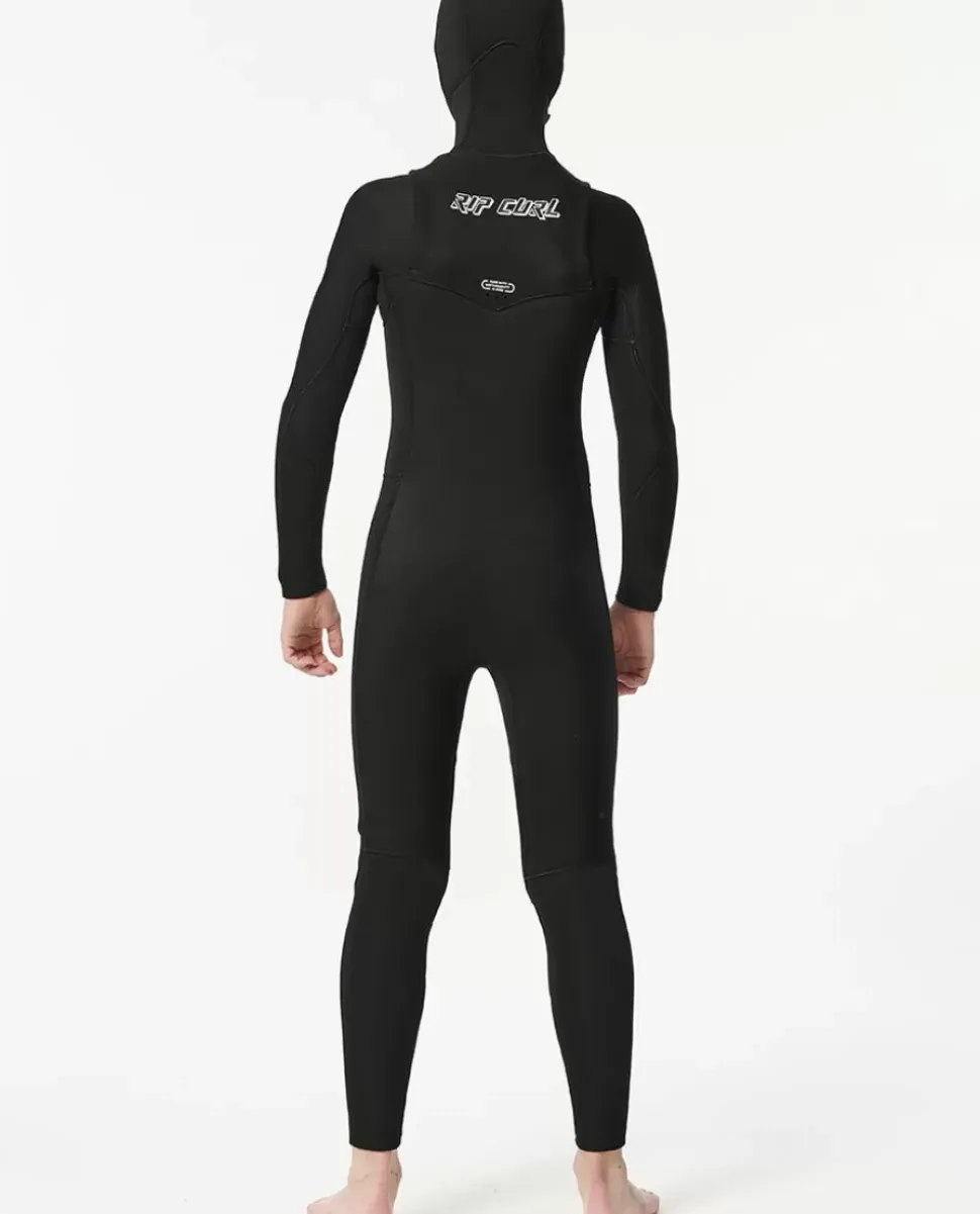 Fato De Mergulho Júnior Dawn Patrol 5/4 Com Fecho De Correr No Peito