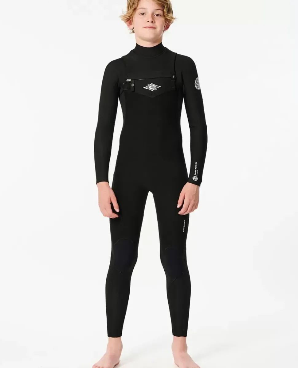 Fato De Mergulho Júnior Dawn Patrol 3/2 Com Fecho De Correr No Peito