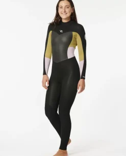 Fato De Mergulho Omega 4/3 Com Fecho De Correr Atrás Para Mulher