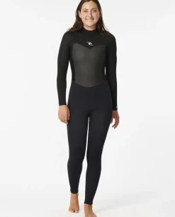 Fato De Mergulho Omega 4/3 Com Fecho De Correr Atrás Para Mulher