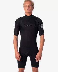 Fato De Primavera De Manga Curta Dawn Patrol 2mm Chest Zip