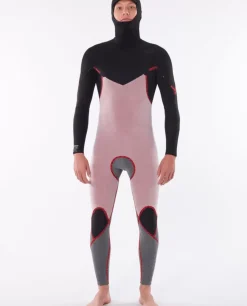 Fato De Surf Dawn Patrol Hood 5/4 Chest Zip