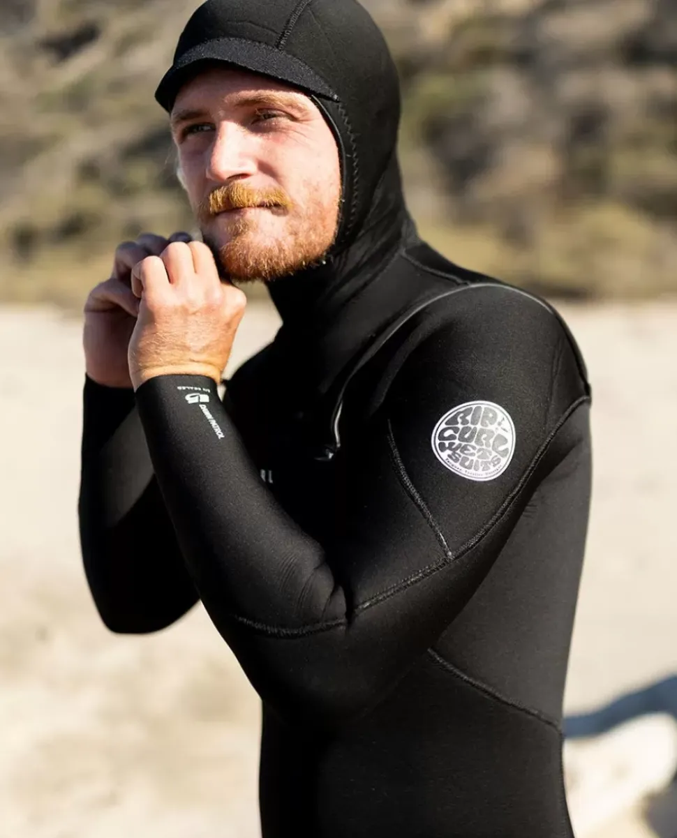 Fato De Surf Dawn Patrol Hood 5/4 Chest Zip