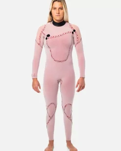 Fato De Surf Flashbomb Heat Seeker Sem Fecho 4/3 Para Mulher