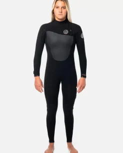 Fato De Surf Flashbomb Heat Seeker Sem Fecho 4/3 Para Mulher