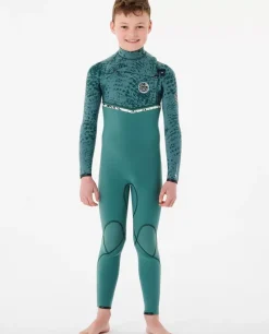Fato De Surf Flashbomb Junior 3/2 Com Fecho Na Frente (2022)