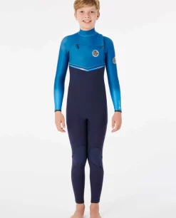 Fato De Surf Flashbomb Junior 3/2 Com Fecho Na Frente (2022)