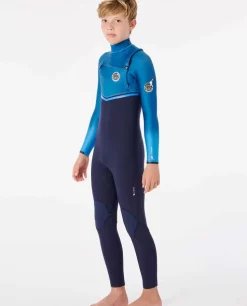 Fato De Surf Flashbomb Junior 3/2 Com Fecho Na Frente (2022)