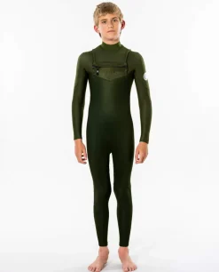 Fato De Surf Junior Dawn Patrol 4/3 Chest Zip