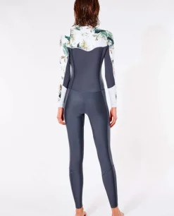 Fato De Surf Women Dawn Patrol 3/2 Chest Zip