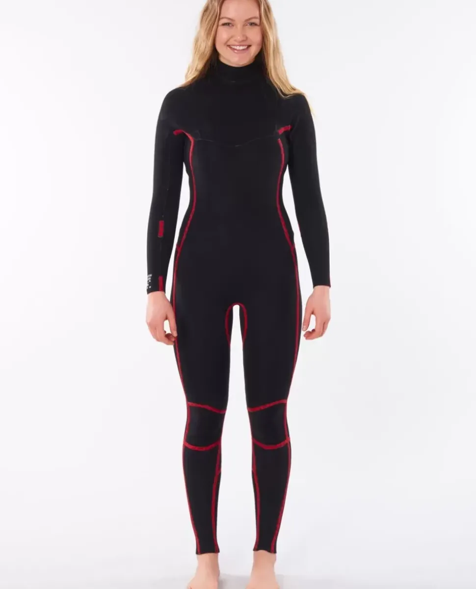 Fato De Surf Women Dawn Patrol 4/3 Chest Zip