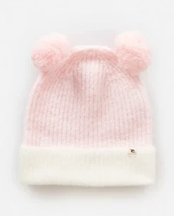 Gorro Regular Com Pompom 2 Tone Para Rapariga