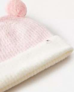 Gorro Regular Com Pompom 2 Tone Para Rapariga