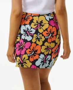Hibiscus Heat Wrap Skirt