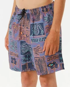 Lost Islands Tile Volley Short Rapaz