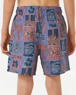 Lost Islands Tile Volley Short Rapaz