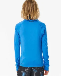 Marca Wave UPF Manga Comprida Rash Vest Rapaz