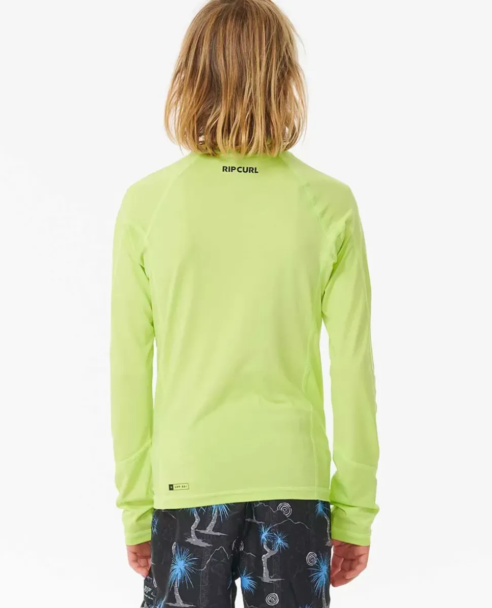 Marca Wave UPF Manga Comprida Rash Vest Rapaz