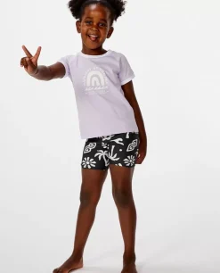 Mini T-shirt By The Sea Ringer Para Rapariga