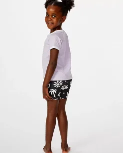 Mini T-shirt By The Sea Ringer Para Rapariga