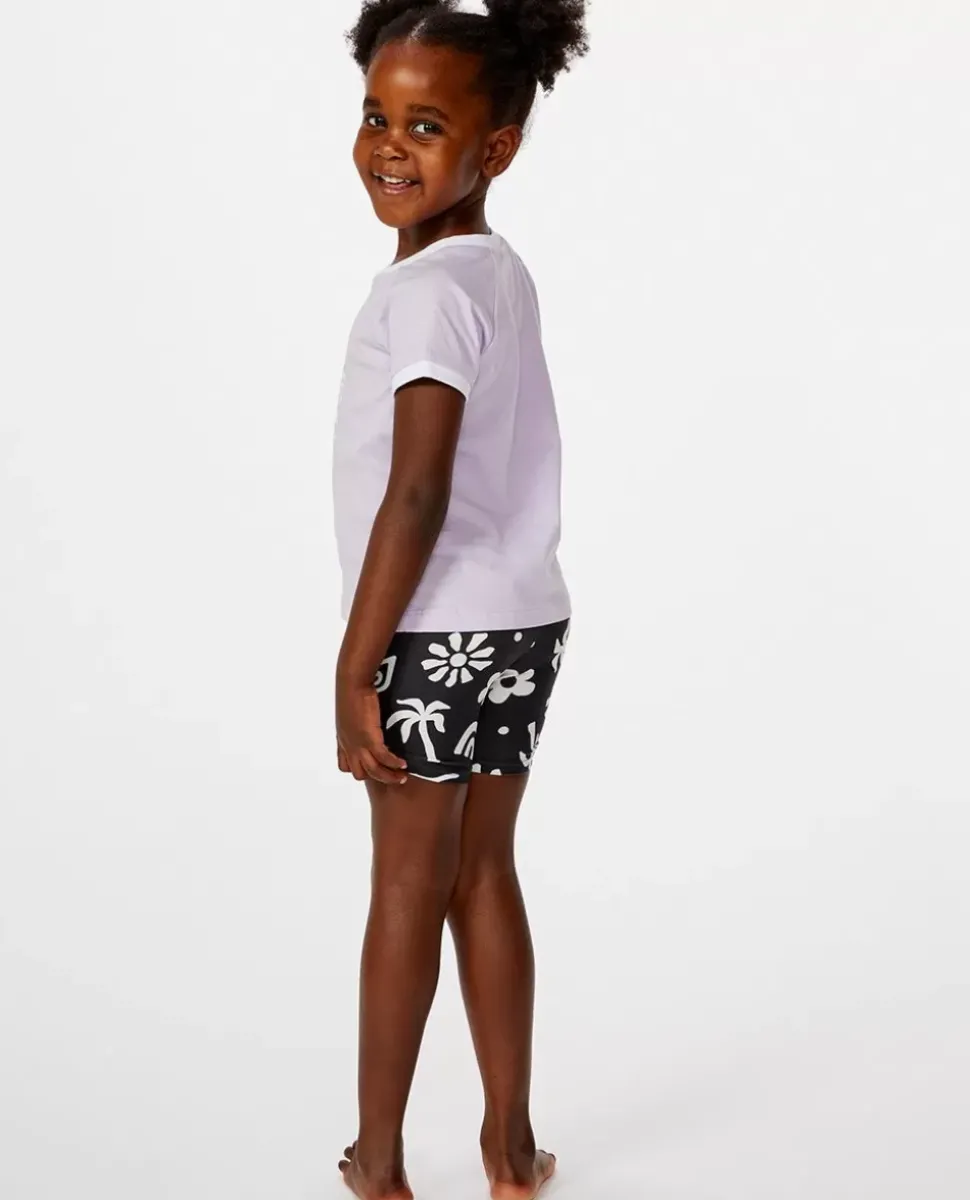 Mini T-shirt By The Sea Ringer Para Rapariga