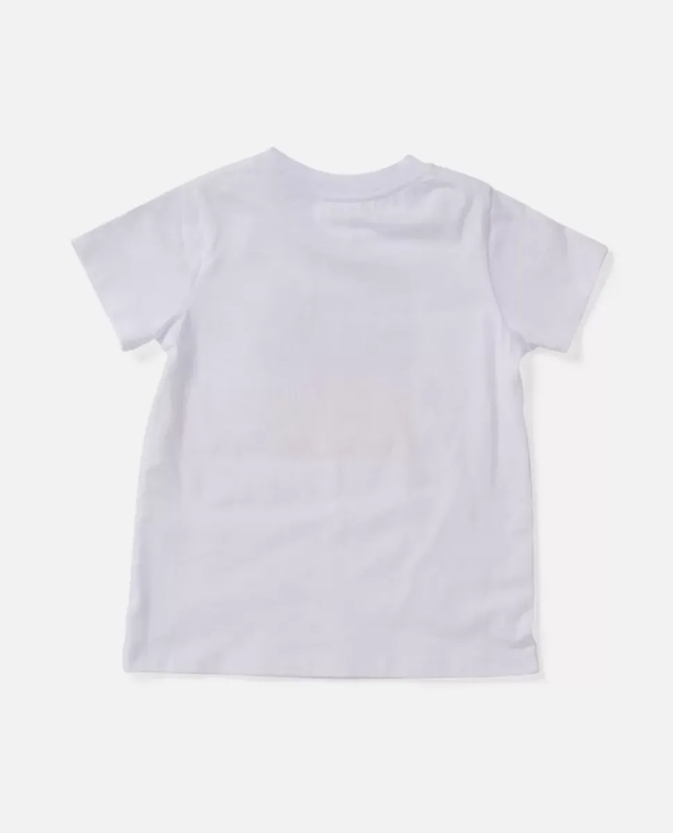Mini T-shirt Padrão Low Tide Para Rapariga