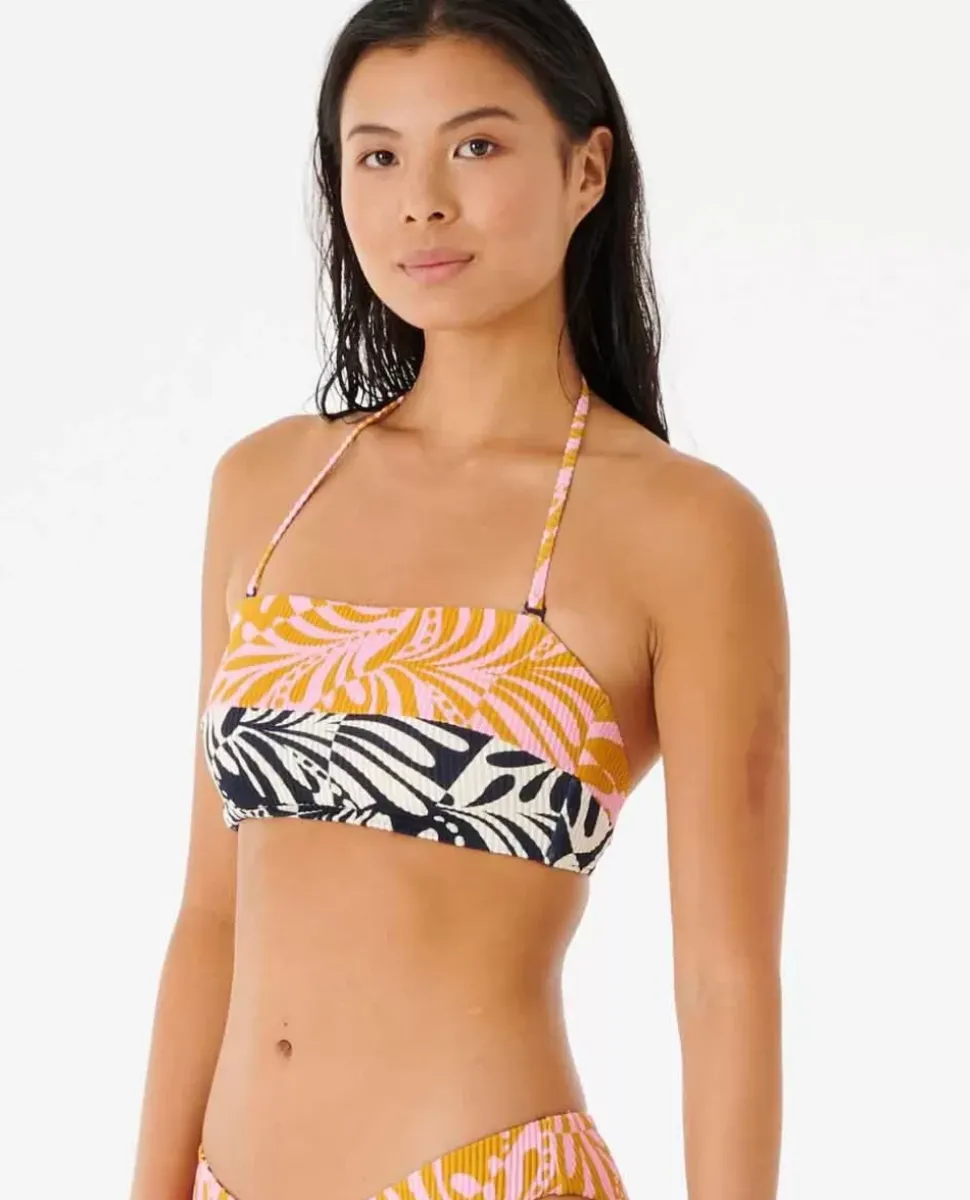 Parte De Cima De Biquíni Afterglow Swirl Bandeau