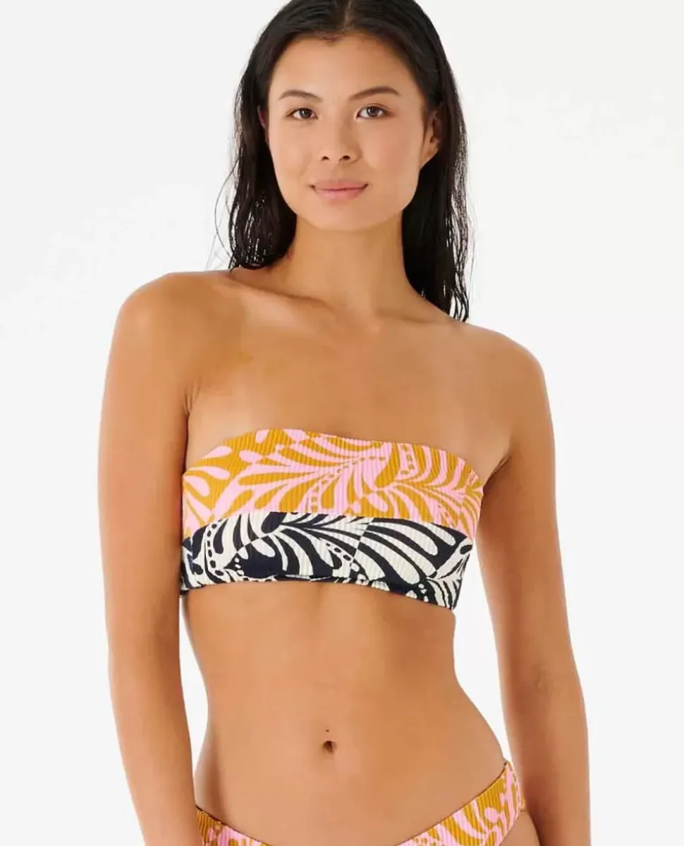 Parte De Cima De Biquíni Afterglow Swirl Bandeau