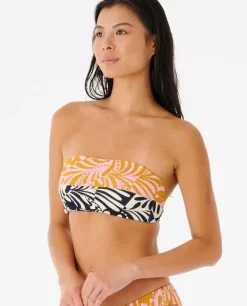 Parte De Cima De Biquíni Afterglow Swirl Bandeau