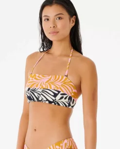 Parte De Cima De Biquíni Afterglow Swirl Bandeau