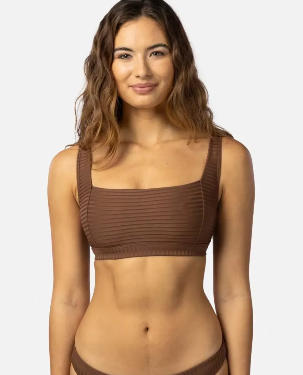 Parte De Cima De Biquíni D Crop Premium Surf