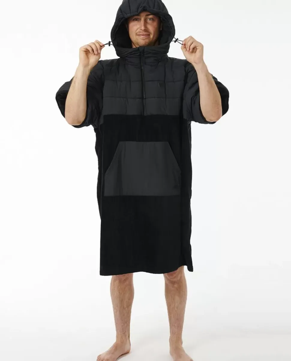 Poncho Com Capuz Anti-Series Puffer