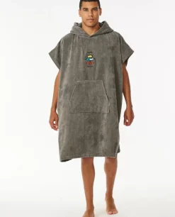 Poncho Com Capuz E Logótipo