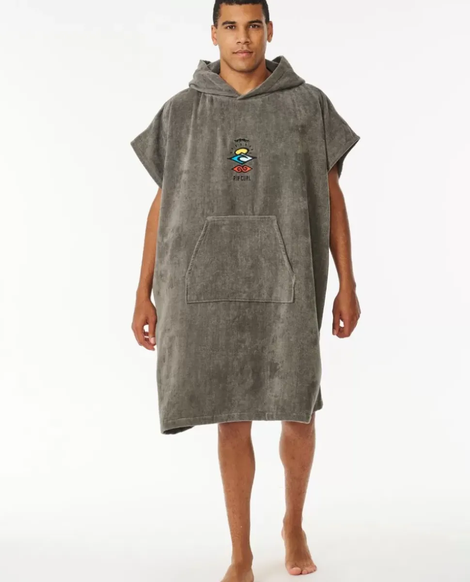 Poncho Com Capuz E Logótipo