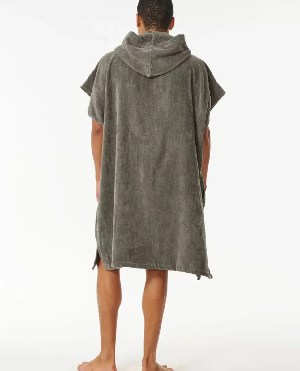 Poncho Com Capuz E Logótipo